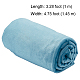 BENECREAT 1 Yard Cadet Blue Velvet Upholstery Fabric DIY-WH0056-48E-2