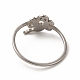 304 кольцо из нержавеющей стали с полым призрачным пальцем для женщин RJEW-K239-14P-2