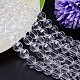 Faceted Round Imitation Austrian Crystal Bead Strands G-M182-8mm-01A-1