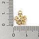 Brass with Clear Cubic Zirconia Charms X-KK-G478-02D-KCG-3