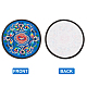 Pandahall elite 16 pz 8 colori tappetino per tazza in poliestere DJEW-PH0001-06-6