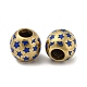 Ottone smalto European Beads FIND-E044-15G-02-2