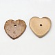 Accessoires de bijoux en bois perles coeur noix de coco COCO-O001-I01-2