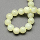 Tache verte naturelle jasper perles rondes G-S160-10mm-2
