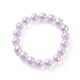 Bracelet extensible en perles acryliques transparentes pour enfants BJEW-JB06510-2