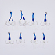 SUPERFINDINGS 4 Sizes Double Fishing Assist Hooks Kit 8pcs Blue Seal Slow Fast Fall Jigs Fishing Hook Sea Fishing Jigging Lures Hooks with Tassel for Vertical Jig Fish Equipment Supplies AJEW-FH0003-23-1