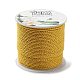 Cordón trenzado de poliéster de 20m para hacer joyas. OCOR-G015-04A-17-2
