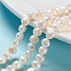 Brins de perles de culture d'eau douce naturelles PEAR-I004-08A-6