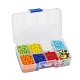 8 cuentas de semillas de vidrio de colores SEED-YW0001-58-4