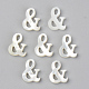 Perlas de concha de nácar de concha blanca natural SSHEL-R048-003-1