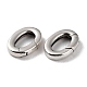 925 Thailand Sterling Silver Spring Gate Rings STER-D003-41P-2
