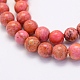 Chapelets de perles en agate fou naturel X-G-G707-8mm-A11-3