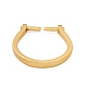 Rack Plating Brass Open Cuff Ring Settings KK-G455-15MG-3
