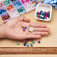 300Pcs 15 Colors Natural Crackle Agate Beads G-TA0001-26-7