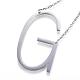 304 Stainless Steel Pendant Necklaces STAS-D162-12G-1