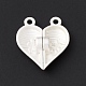Love Heart Alloy Magnetic Clasps FIND-C013-01C-2