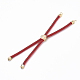 Nylon Twisted Cord Bracelet Making MAK-T003-07G-2