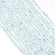 Brins de perles de topaze bleue naturelle X-G-G914-2mm-12-1