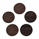 Colgantes de madera de wengué natural WOOD-T023-29E-01-1