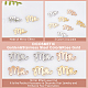 UNICRAFTALE 12pcs 3 Colors Word Mom and Crown Charm Stainless Steel Mother's Day Pendants Hypoallergenic Link Charm for Jewelry Making 1.2mm Hole STAS-DC0004-49-4
