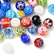 48pcs perles de verre millefiori faites à la main LK-YW0001-02A-6