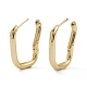 Brass Hoop Earrings EJEW-A056-34G-1