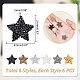 AHANDMAKER 36pcs Star Mini Patches Iron On or Sew On FIND-GA0003-05-2