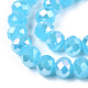 Chapelets de perles en verre électroplaqué EGLA-A034-J10mm-B10-3