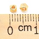 真鍮ビーズ  ファセットキューブビーズ  14KGP本金メッキ  2.5x2.5mm  穴：1mm KK-E046-63G-01-3