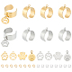 Kit per la creazione di anelli per polsini con charm fai da te unicraftale STAS-UN0051-36-1