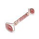 Cherry Quartz Glass Massage Tools G-S336-49G-2