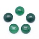 Natürliche grüne Onyx-Achat-Cabochons G-P393-R43-10mm-1
