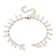 Fabrication de bracelets à maillons en perles de verre faits à la main AJEW-JB01150-30-1