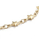 Star 304 Stainless Steel Link Chain Bracelets BJEW-L673-005-G-2