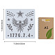 Independence Day PET Plastic Hollow Out Drawing Painting Stencils Templates DIY-WH0244-247-2