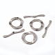 Tibetan Style Alloy Toggle Clasps X-LF10114Y-1