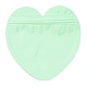 Heart Shaped Plastic Packaging Yinyang Zip Lock Bags OPP-D003-02D-2