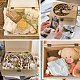 Boîtes à souvenirs rectangulaires en bois avec couvercles CON-WH0101-004-6