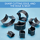 SUPERDANT 8 pcs High Carbon Steel One Hole Hollow Punch Cutter Set DIY-WH0259-72-4