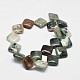 Natural Indian Agate Rhombus Bead Strands G-M257-19x19mm-04-2