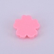 Opaque Frosted Resin Cabochon RESI-WH0009-30-2