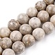 Fili di perline di pietra naturale di maifanite / maifan G-I187-10mm-01-5