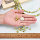 Yilisi 3 нити 3 стильные нити из натуральной желтой бирюзовой яшмы G-YS0001-04-5