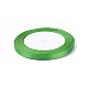 Cinta de satén verde de 1/4 pulgada (6 mm) para decoración de fiesta de diy con lazo para el cabello X-RC6mmY019-2