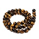 Natural Tiger Eye Beads Strands X-G-J303-11-8mm-2