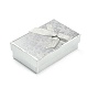 Прямоугольник картона комплект ювелирных изделий коробки X-CBOX-S013-02-2