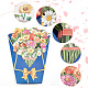 3D-Blumen-Pop-up-Grußkarte aus Papier AJEW-WH0248-36A-4