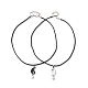 2-teiliges Yin-Yang-Paar-Halsketten-Set im 2-Stil NJEW-JN04578-1