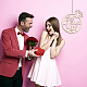 AHANDMAKER She Said Yes Diamond Ring Wooden Sign Wedding Party Decoration Wood Letters Sign Decorations Photo Booth for Wedding Hanging Wall Decorative Plate Bachelorette Wedding WOOD-WH0039-009-4