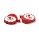 Кабошоны из непрозрачной смолы с рождественской тематикой RESI-G029-A04-3